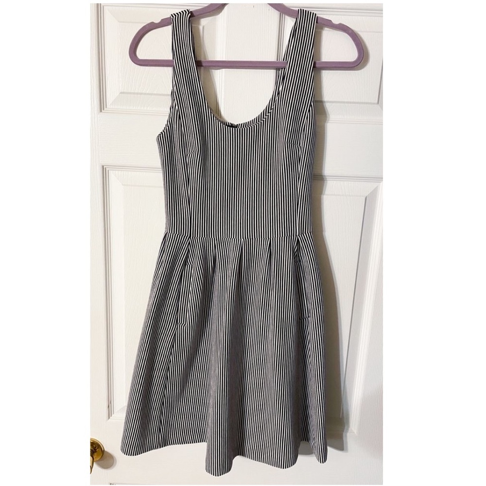Banana Republic Dress- Navy/ White striped